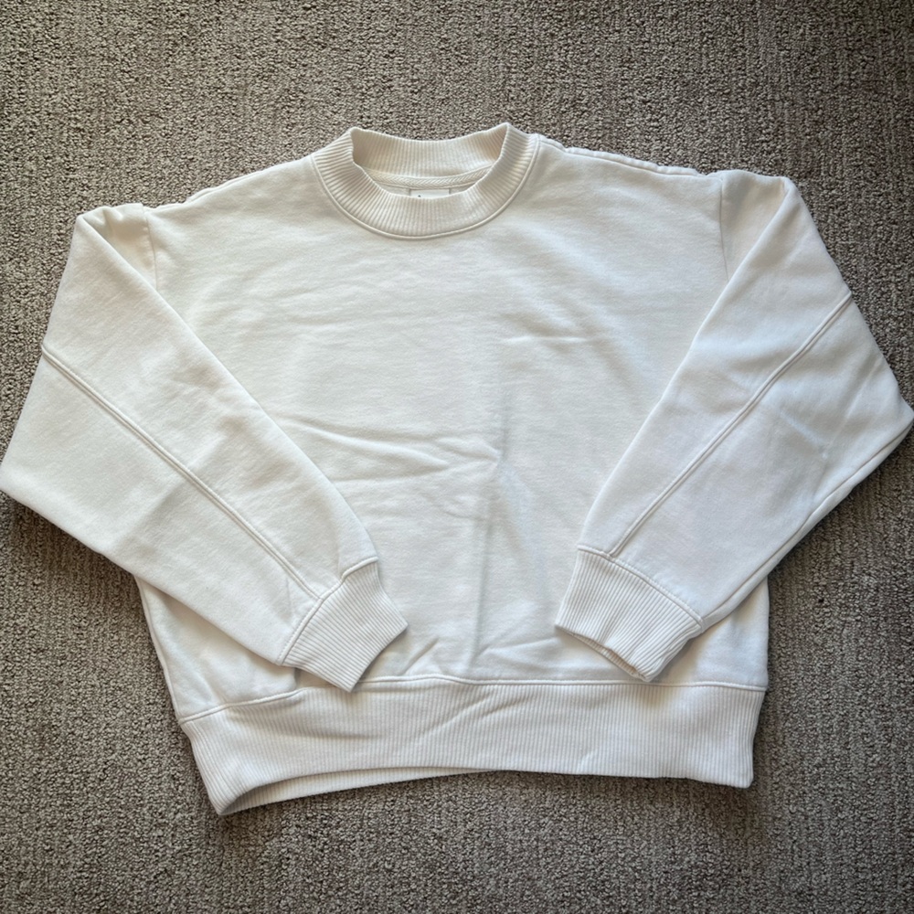 A New Day Cream Crewneck Top